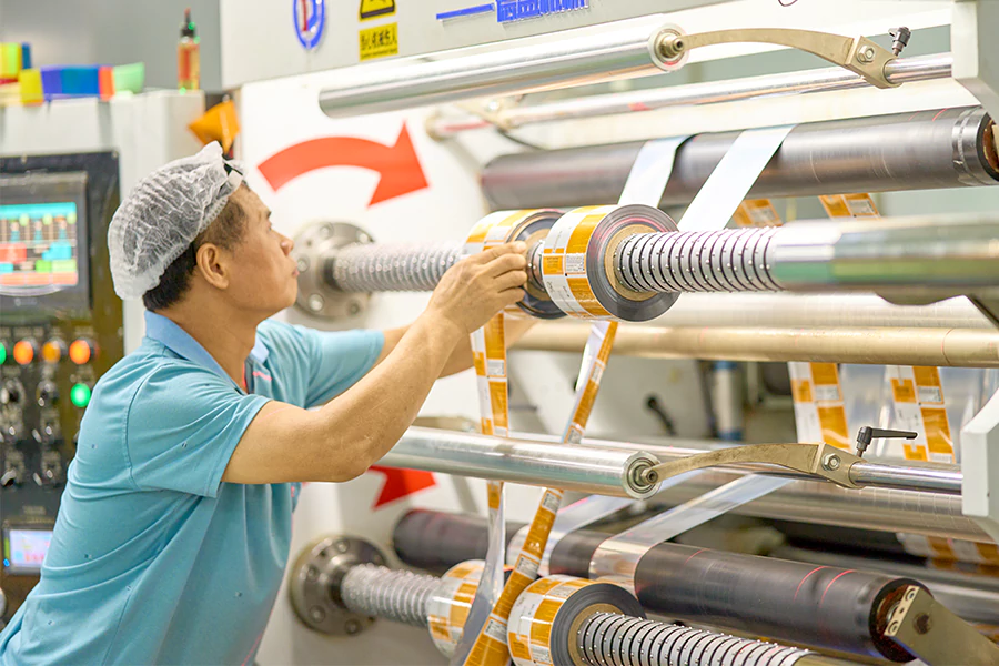 Packaging bag printing process.webp