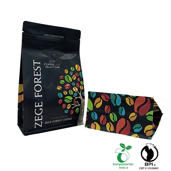 Biodegradable PLA Black Coffee pouches