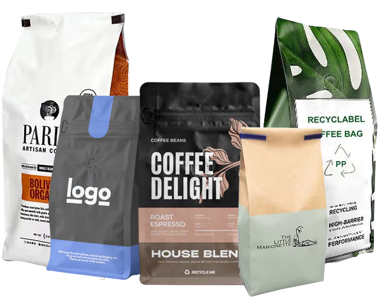 Customized Recycle Coffee pouches
