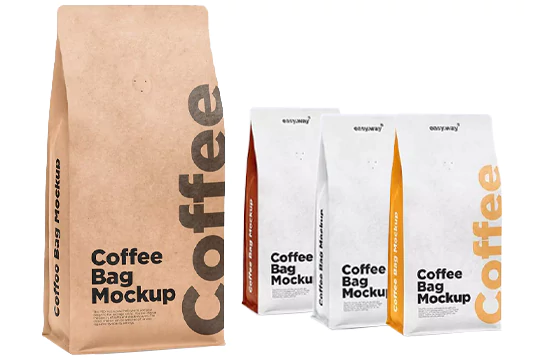 Bolsas de café Kraft