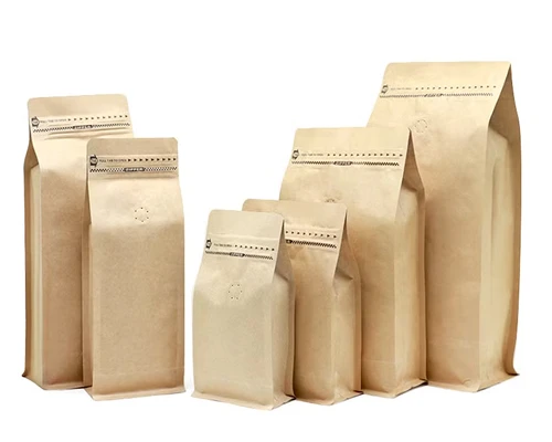 Sizes of Kraft Coffee Bag