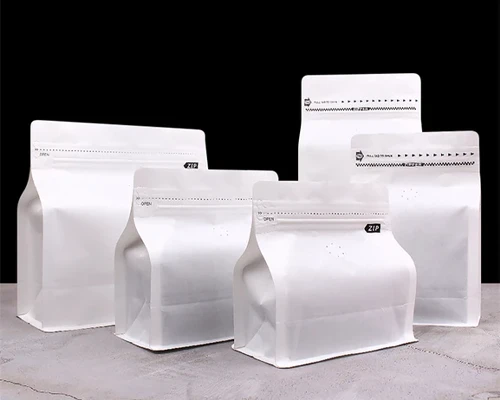 White Kraft Coffee Bags
