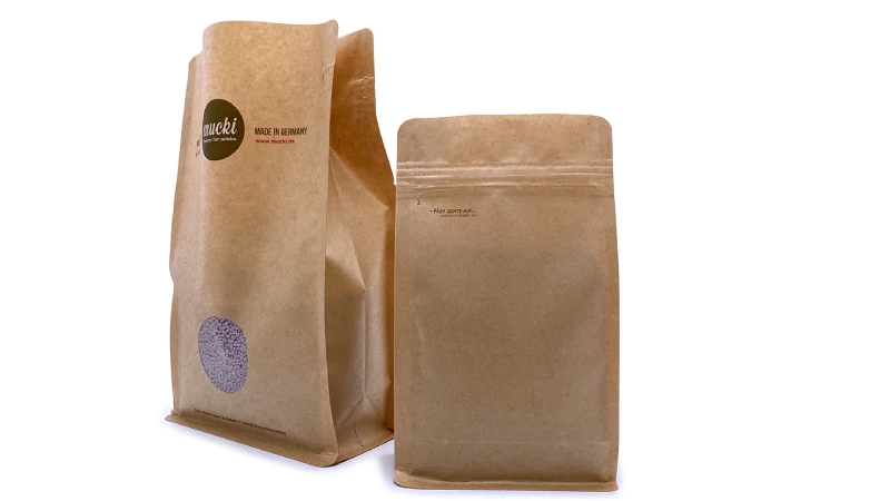 biodegradable flat bottom coffee bags