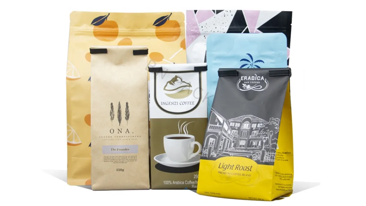 custom printed coffee bags