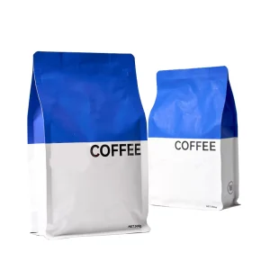beg kopi bahagian bawah rata