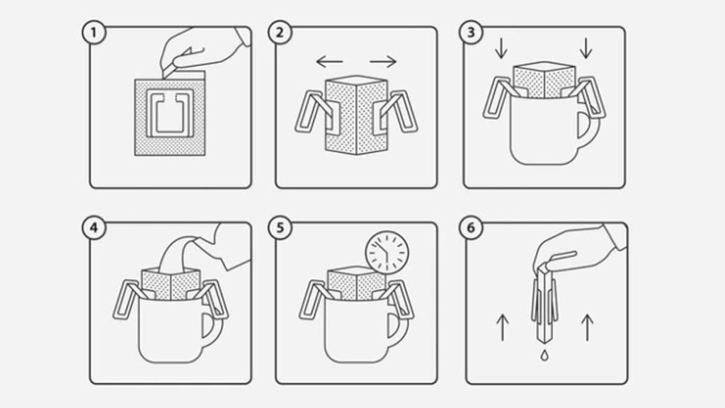 how coffee drip bags work