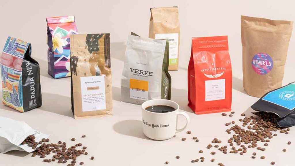 how is coffee packaged for shipping