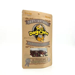 kraft paper pet food packaging bag