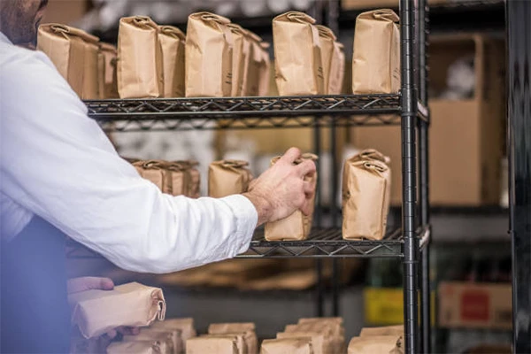 kraft stock bags