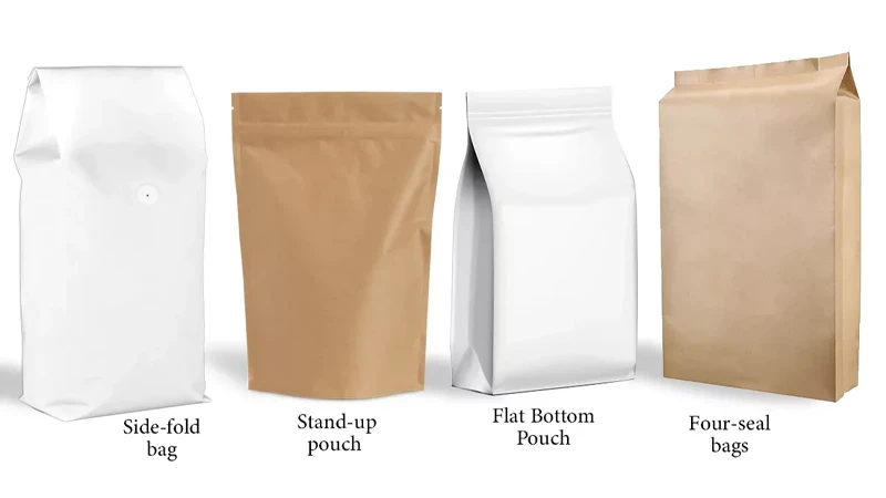 types of coffee bags