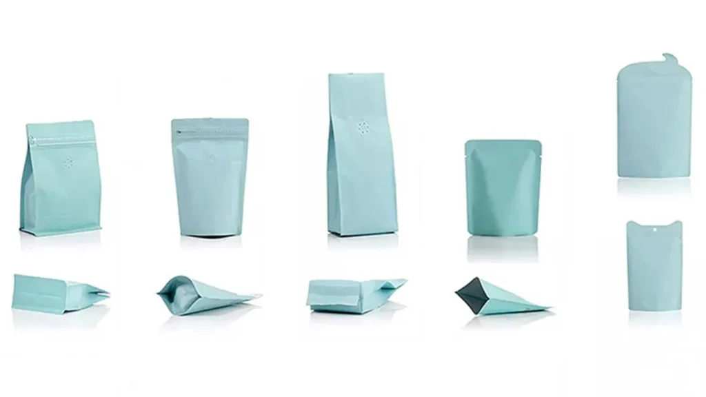 types of stand up coffee bags