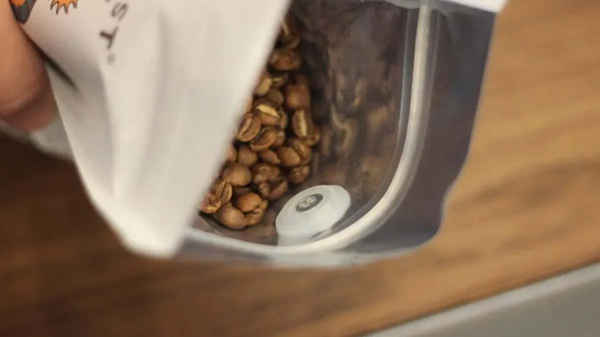 what is the plastic circle on coffee bags