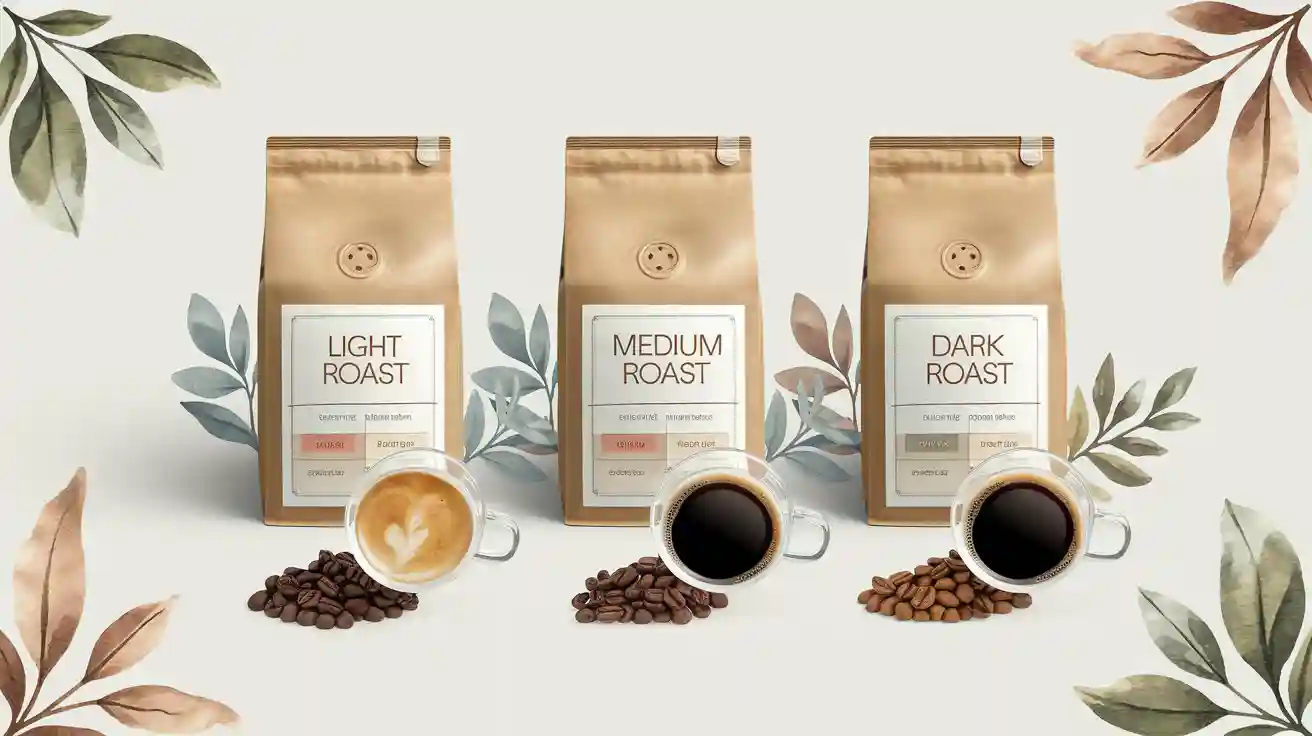 Choosing the Right Coffee Packaging for Light, Medium, and Dark Roasts