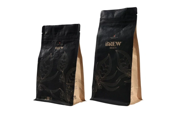 Black Kraft Paper Bags