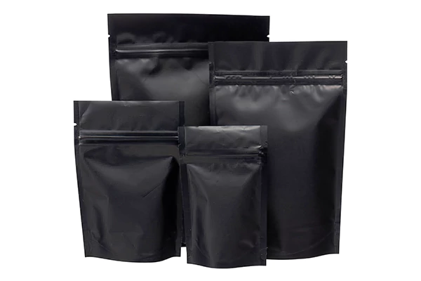 Black Matte Stand Up Pouch