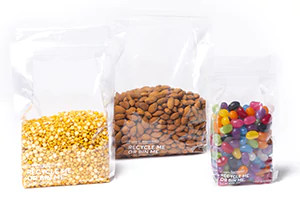 Bolsas de plástico transparente