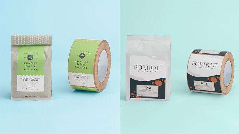Coffee Bags Labels