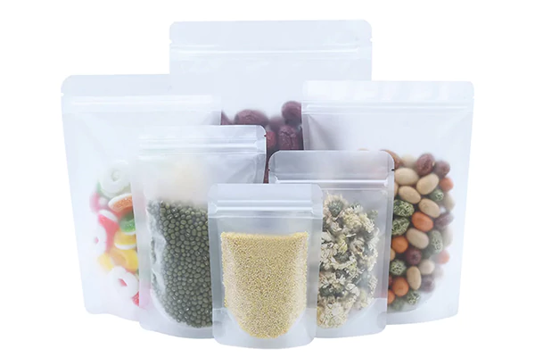 Frosted Clear Stand Up Pouch