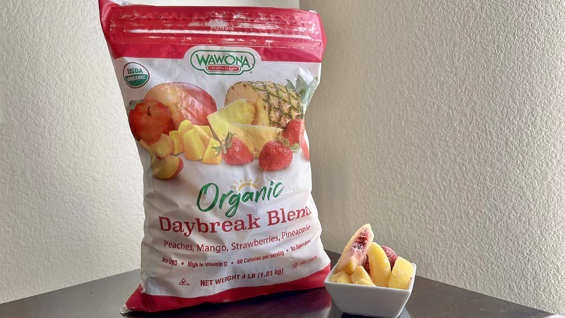 Frozen fruit packaging