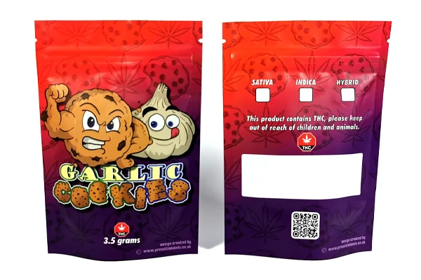 Garlic Cookies Mylar Bags