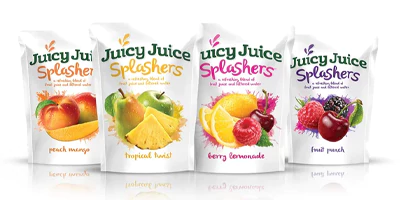 Juices plastic stand up pouch