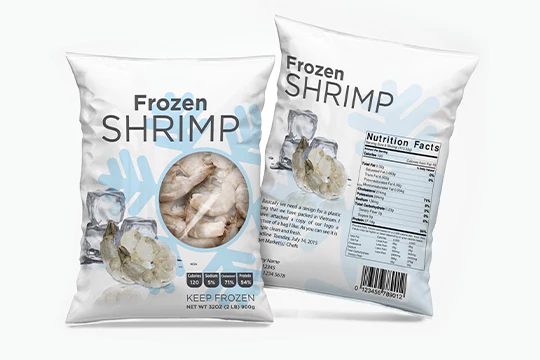 Sac PE pour aliments congelés