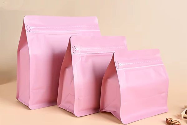 Pink Kraft Paper Bags