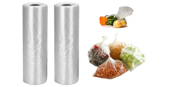 Plastic Food Bags on a Roll