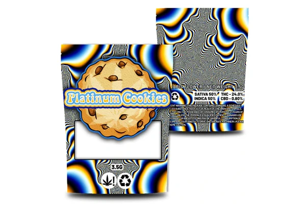 Platinum Cookies Mylar Bags
