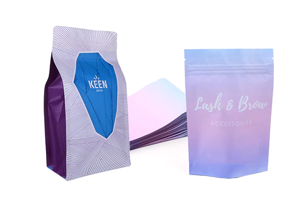 Purple Kraft Paper Bags