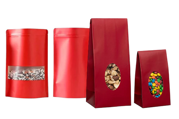 Red Kraft Paper Bags