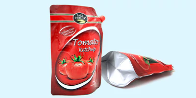 Sauces plastic stand up pouch