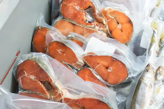 Seafood vacuum sealer bags