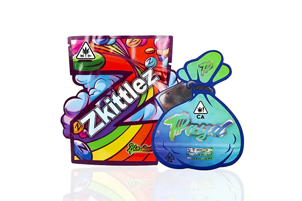 custom shapes mylar bags