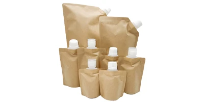 kraft Liquid Stand Up Pouch