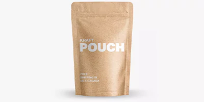 kraft paper stand up bag