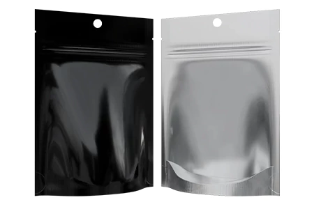 mylar bag with Hang Holes