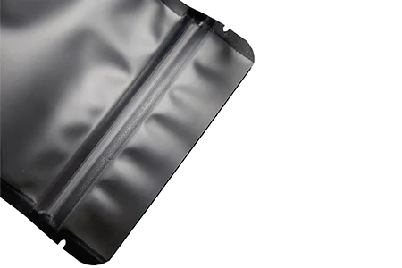 mylar bag with tear