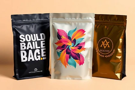 printed mylar bag