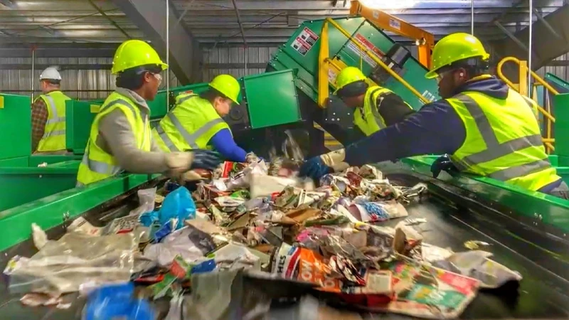 genbrug af fleksibel plastemballage