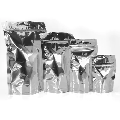 size of aluminium stand up pouch