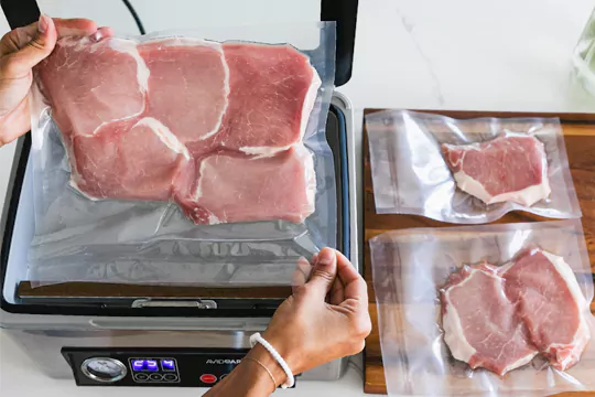 Bolsas para envasar al vacío para carne