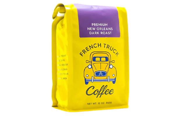 Coffee Brand in a Yellow Bag