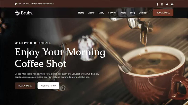 Coffee Company website