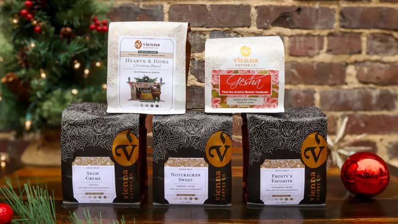Holiday Coffee Packaging Bags