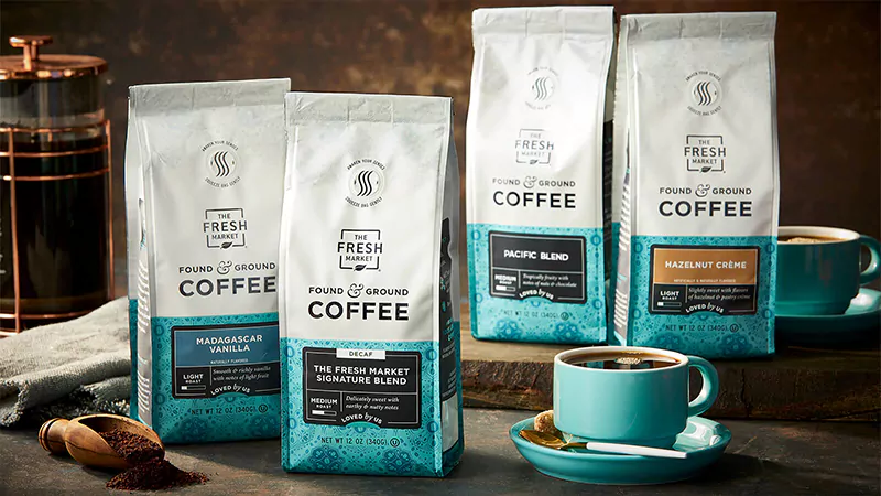 Sacos de café com barreira multicamadas