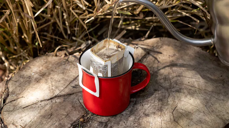 Outdoor drip coffee bag