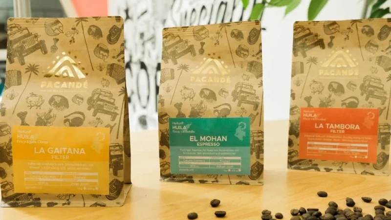 custom printed coffee pouches