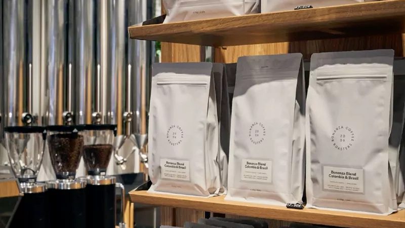 packaging bags for coffee roastery
