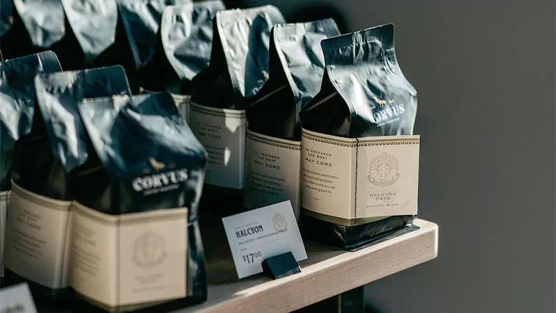 packaging pouches for Coffee Company